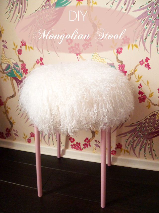 Preciously Me blog : DIY mongolian stool