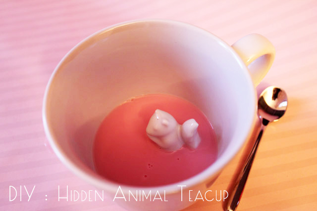 Preciously Me blog : DIY Hidden Animal Teacup