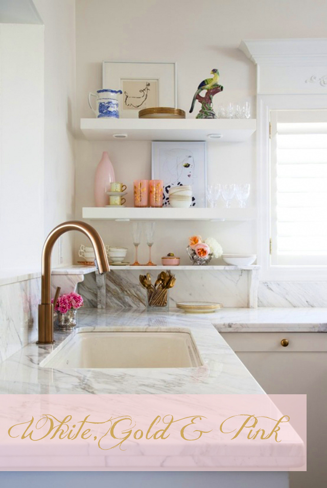 Preciously Me blog : White, Pink & Gold