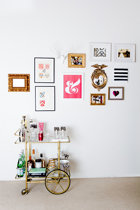 Preciously Me blog : Bar Cart Obsession