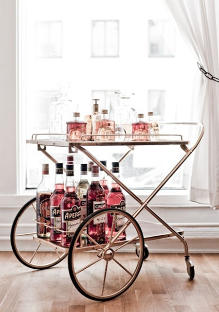 Preciously Me blog : Bar Cart Obsession