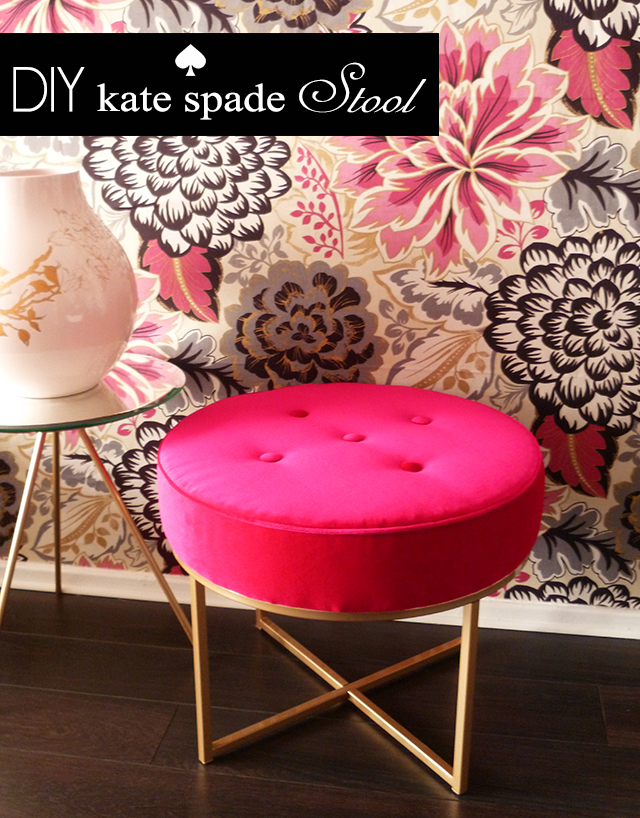 Preciously me blog : DIY Kate Spade stool