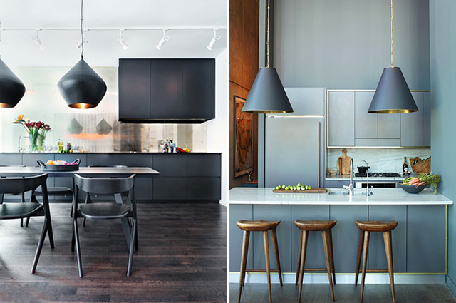 Preciously Me blog : Black & Gold Pendant Lamp