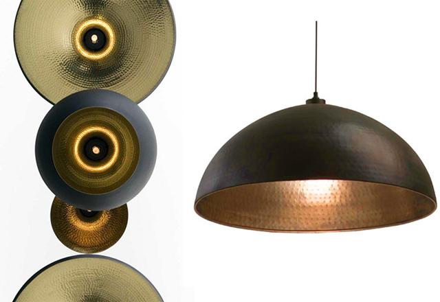 Preciously Me blog : DIY Black & Gold Pendant Lamp