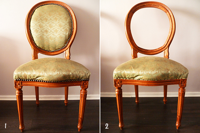 Preciously Me blog : DIY - Reupholster a Chair