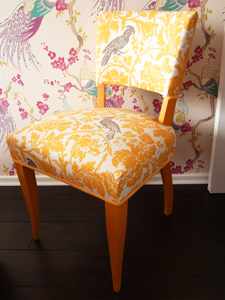 Preciously Me blog : DIY - Reupholster a Chair