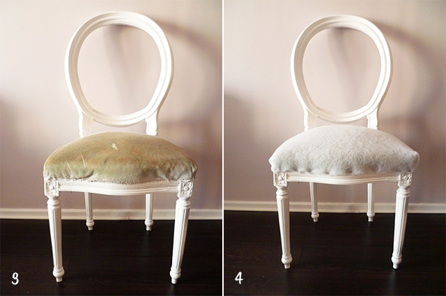 Preciously Me blog : DIY - Reupholster a Chair