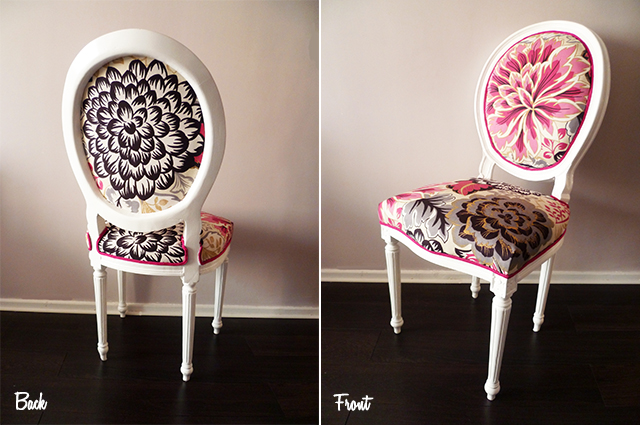 Preciously Me blog : DIY - Reupholster a Chair