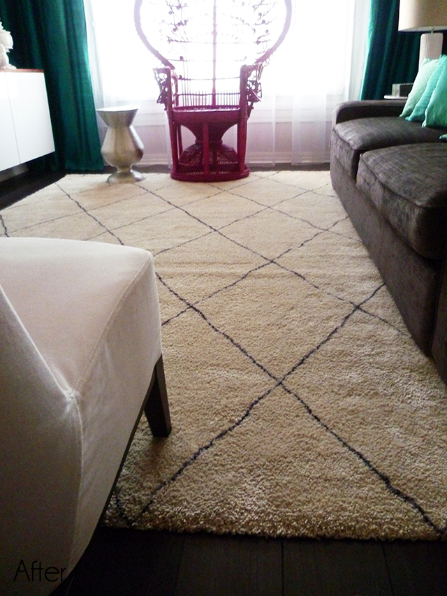 Preciously Me blog : DIY Beni Ouarain Moroccan Rug