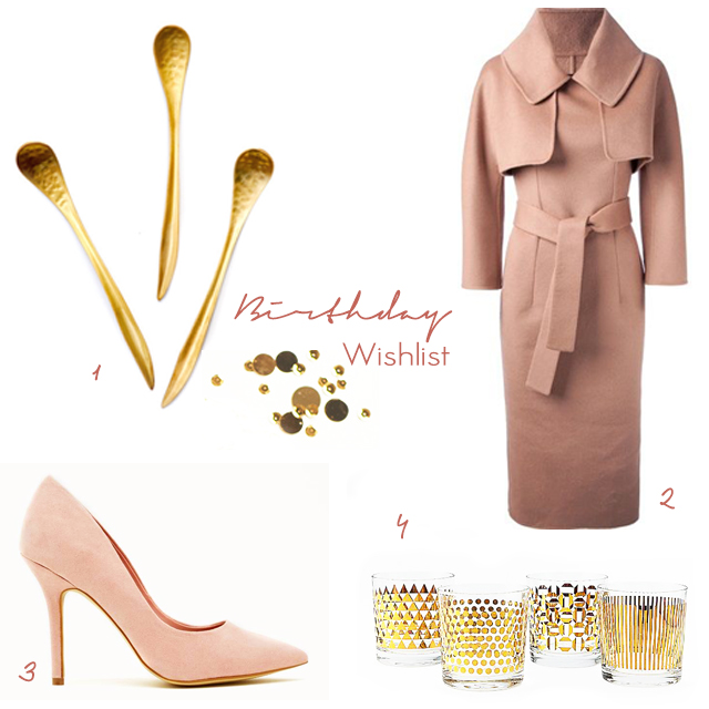 Preciously Me blog : Birthday wishlist - Gold & Pink Blush