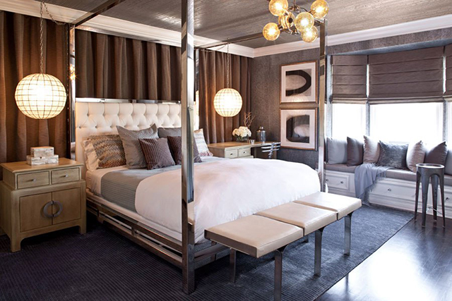 Preciously Me blog : Currently obsessed - Silver Four Poster Bed