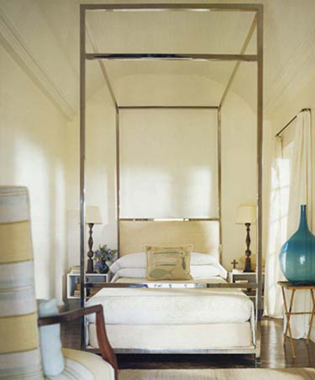 Preciously Me blog : Currently obsessed - Silver Four Poster Bed