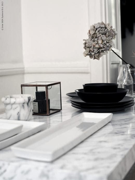Preciously Me blog : DIY Ikea Klubbo marble table
