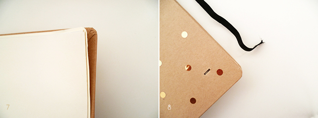 Preciously Me blog : DIY - Gold Polka Dot Journal