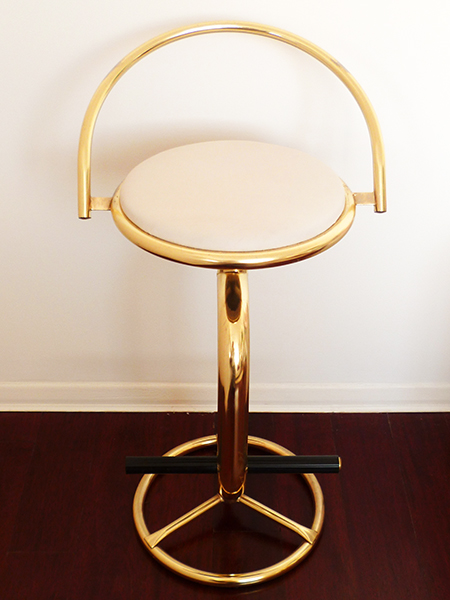 Preciously Me blog : DIY - Reupholster a Vintage Bar Stool