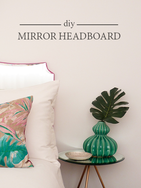 Preciously Me blog : DIY - Mirror Headboard