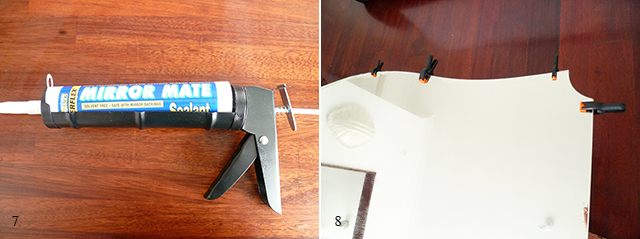 Preciously Me blog : DIY - Mirror Headboard