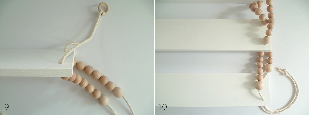Preciously Me blog : DIY Wooden Beads Shelves