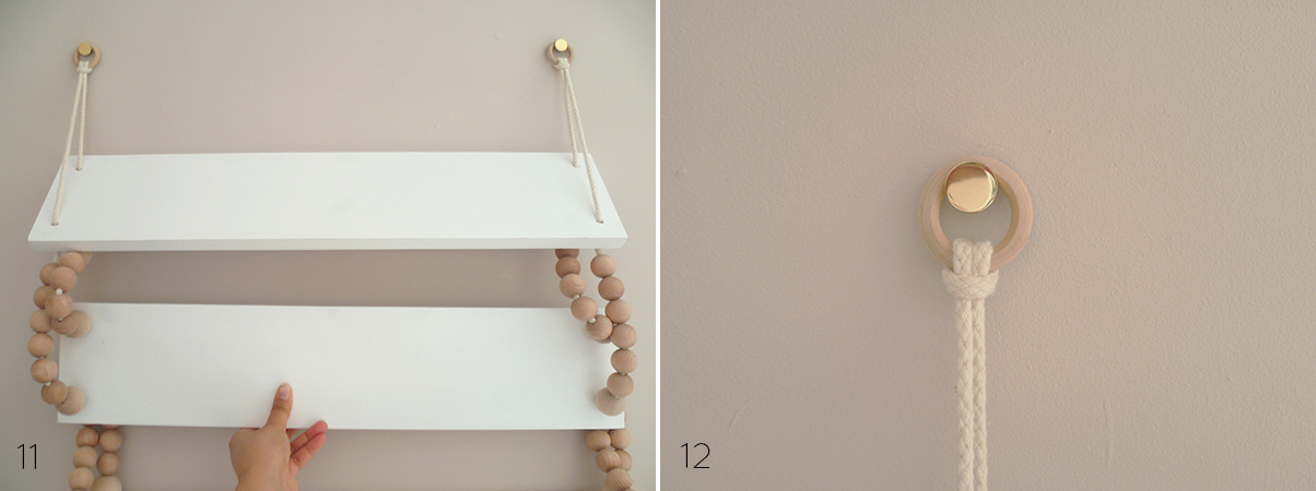 Preciously Me blog : DIY Wooden Beads Shelves