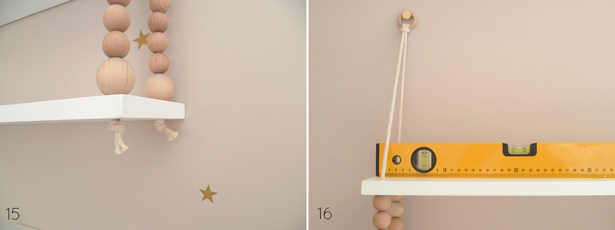 Preciously Me blog : DIY Wooden Beads Shelves