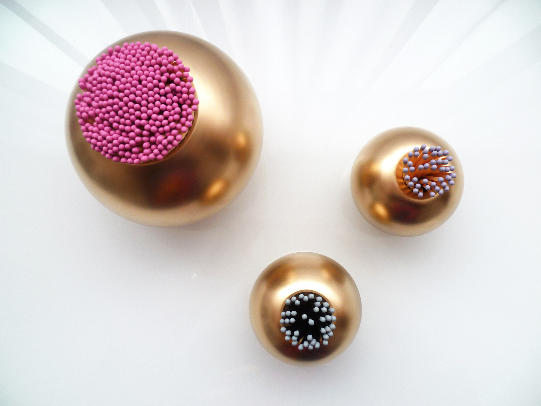 Preciously Me blog : DIY - Gold Match Stiker inspired by Aerin brass Sphere Matchstriker. Ikea hack using Nassjo candle holder
