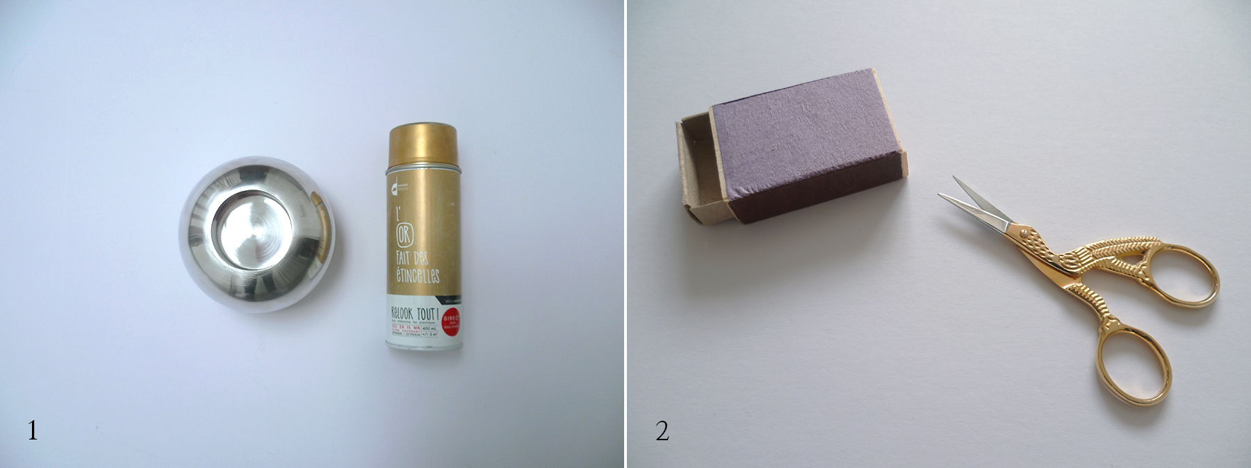 Preciously Me blog : DIY - Gold Match Stiker inspired by Aerin brass Sphere Matchstriker. Ikea hack using Nassjo candle holder