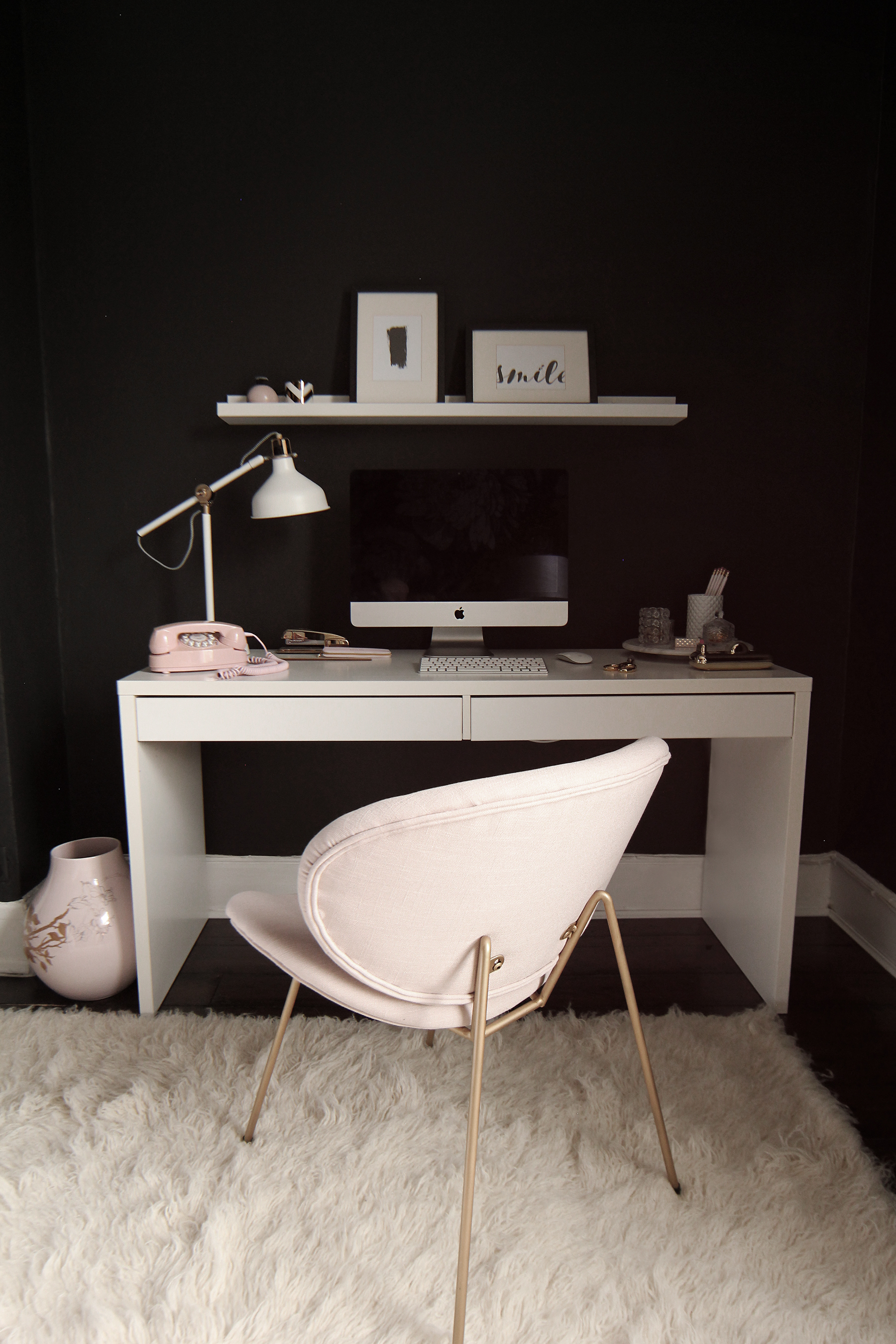 Preciously Me blog : One Room Challenge - Bedroom makeover reveal. Office